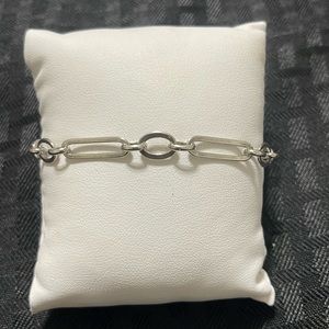 Sterling Silver link bracelet.